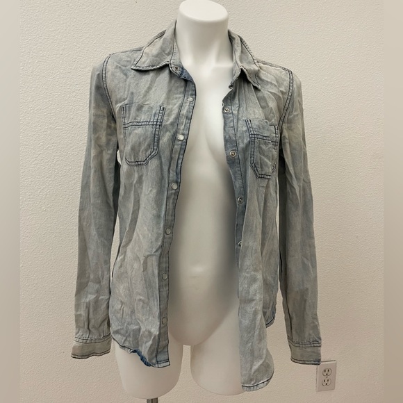 Tops - Denim button down shirt